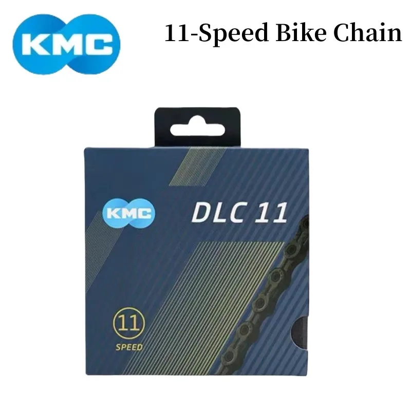 

KMC DLC 11 Bicycle Chain 118 Links 11 Speed 11V MTB Road Bike Black Color Bike Chain for Shimano Sram Cycling Parts