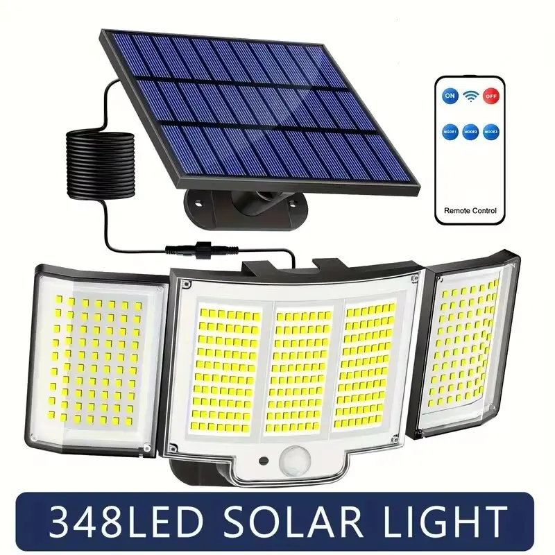 GGBEE Solar Wall Light Black 7