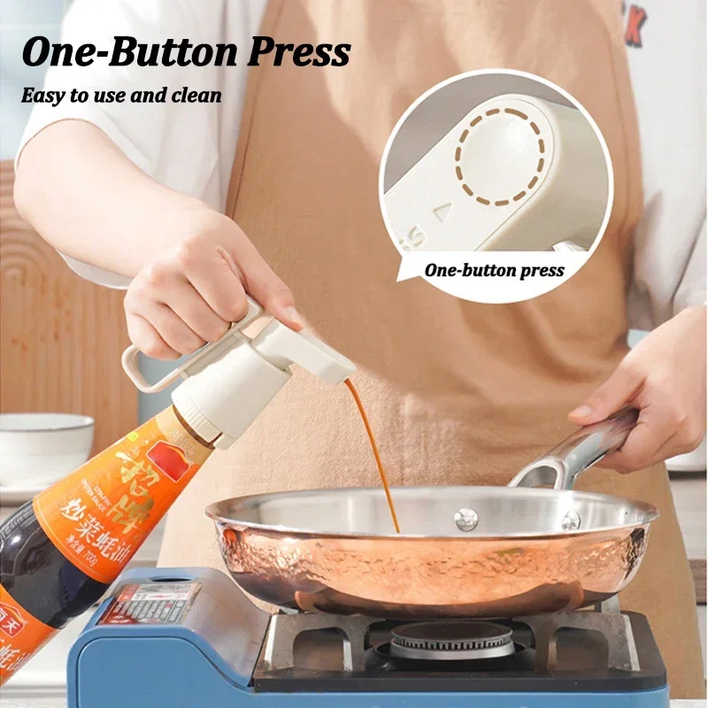 Bomba dispensadora de sellado en caliente con mango para tomate, ostras, salsa, prensa, ketchup, vinagre, botella de jarabe, boquilla de presión, 2025