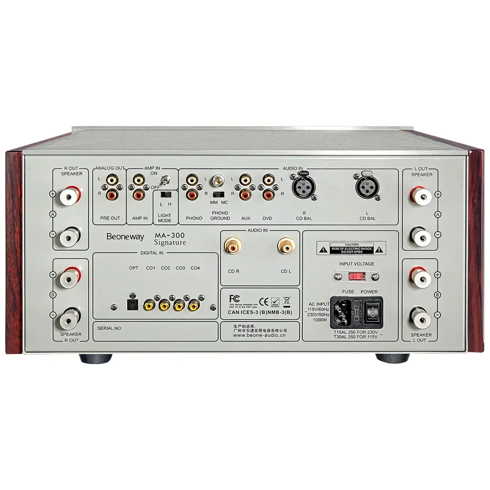 SUNBUCK MA-300 HIFI ЦАП-усилитель с декодированием класса A 2,0 стерео 450 Вт усилитель аудио MM MC функция винилового фонокорректора