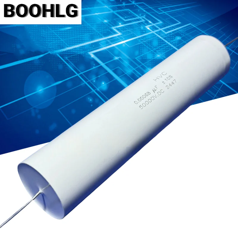 1 個 0.00068UF 50000VDC 680pf 21KVAC 681K 50KV グリッドサンプリング高電圧フィルムコンデンサ
