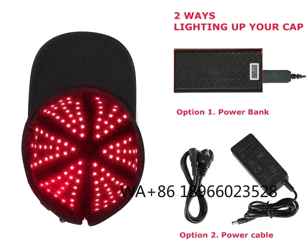 

OEM ODM Wavelength 660nm 850nm Led Red Light Therapy Hat Nir Infrared Red Light Therapy Cap Devices