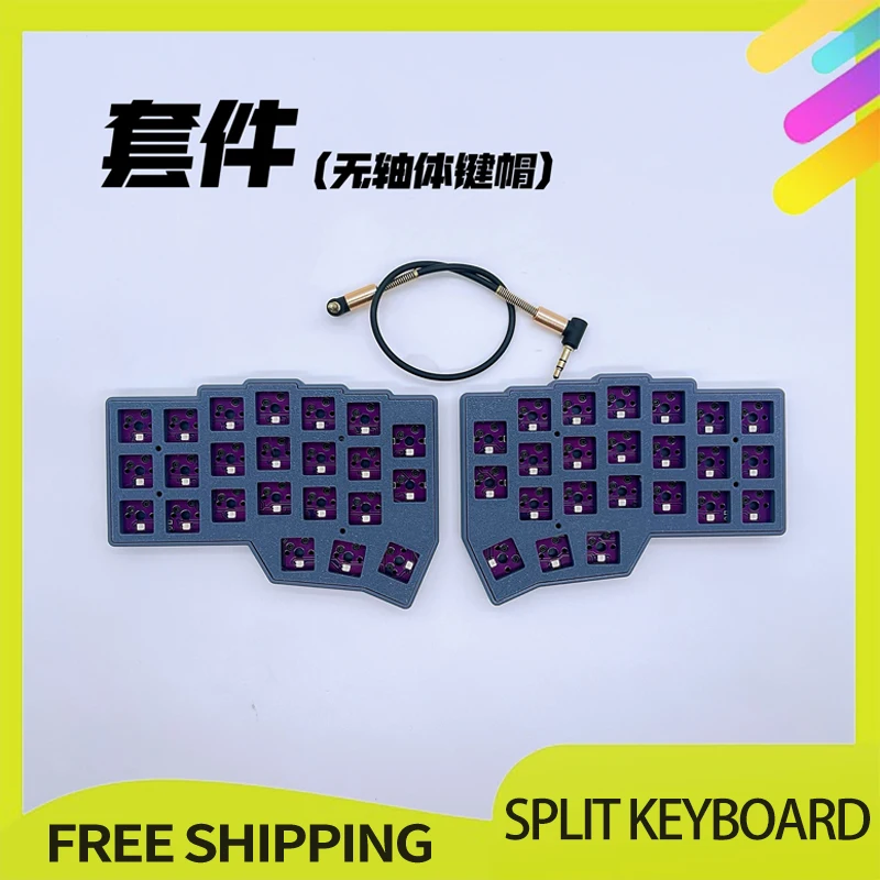 Corne V4 Split Keyboard Kit Support Vial Wired Rgb Custom Hot Swap Ergonomic Gaming Left And Right Handed Mechanical Keyboards