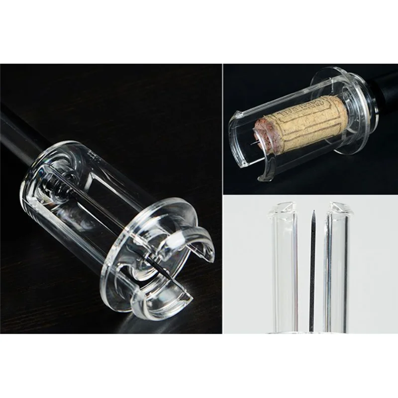 ABXF-Wine Opening Set Air Pressure Pump Wine Bottle Opener Kit Easy Cork Remover Corkscrews Wine Opener Gifts To Wine Lovers