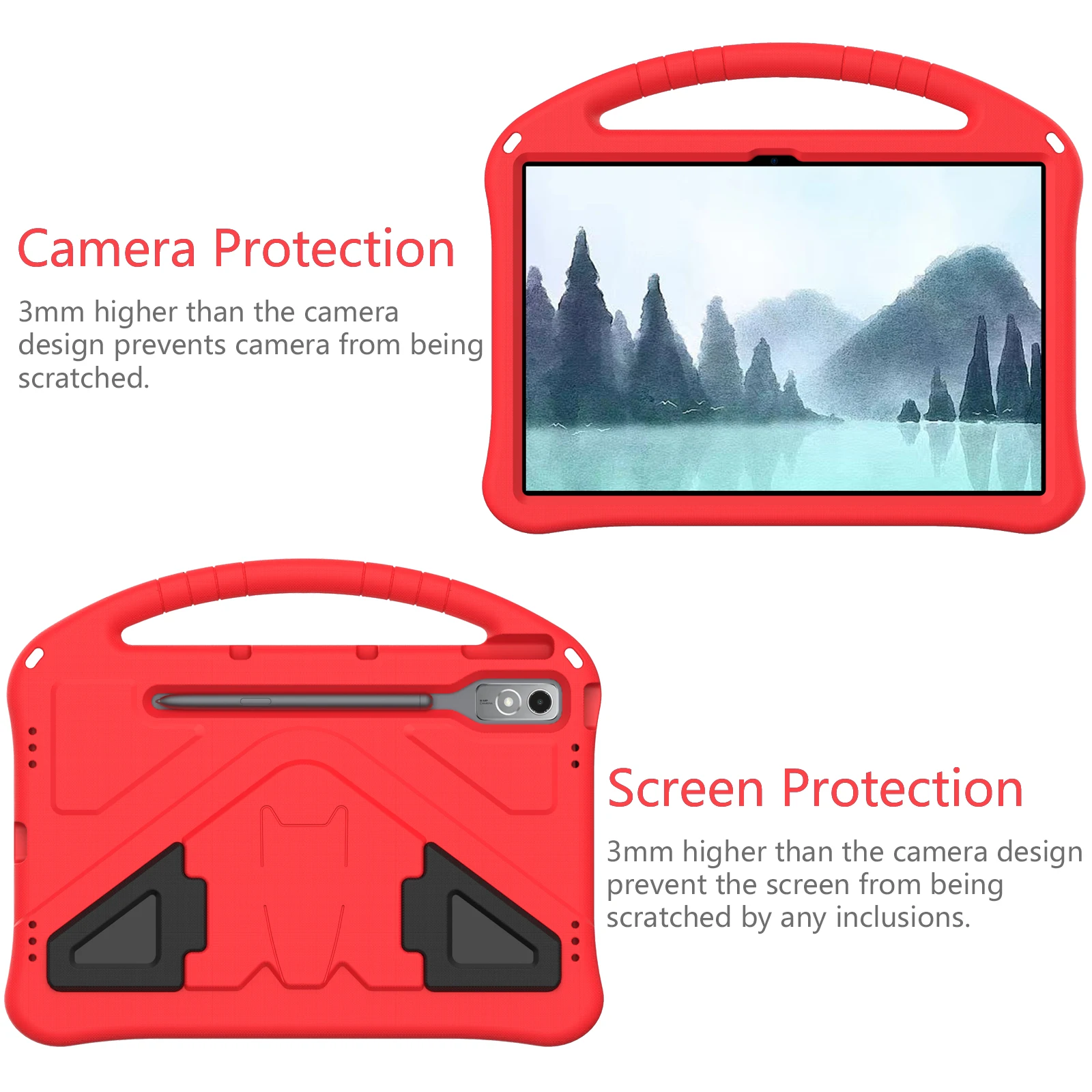 For Lenovo Tab M8 4th 2024 4rd Gen TB-300FU 300XU 2023 Tablet case Non-toxic EVA Foam Shockproof Stand tablet cover for kids