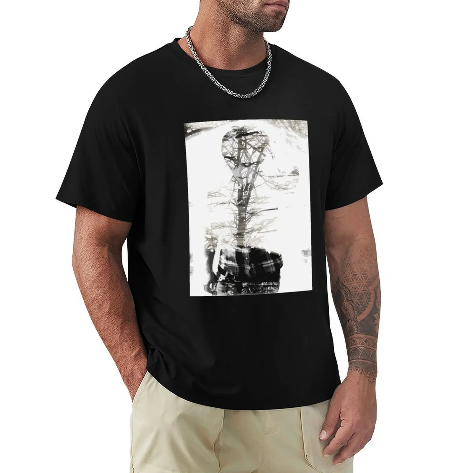 Bright Eyes Tree Skeleton T-Shirt funnys boys animal print quick-drying customs workout shirts for men