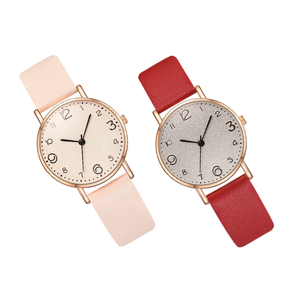 2 Pcs Quartz Watch Women Women’s Classy Watches for Ladies Wrist Fashion Casual
