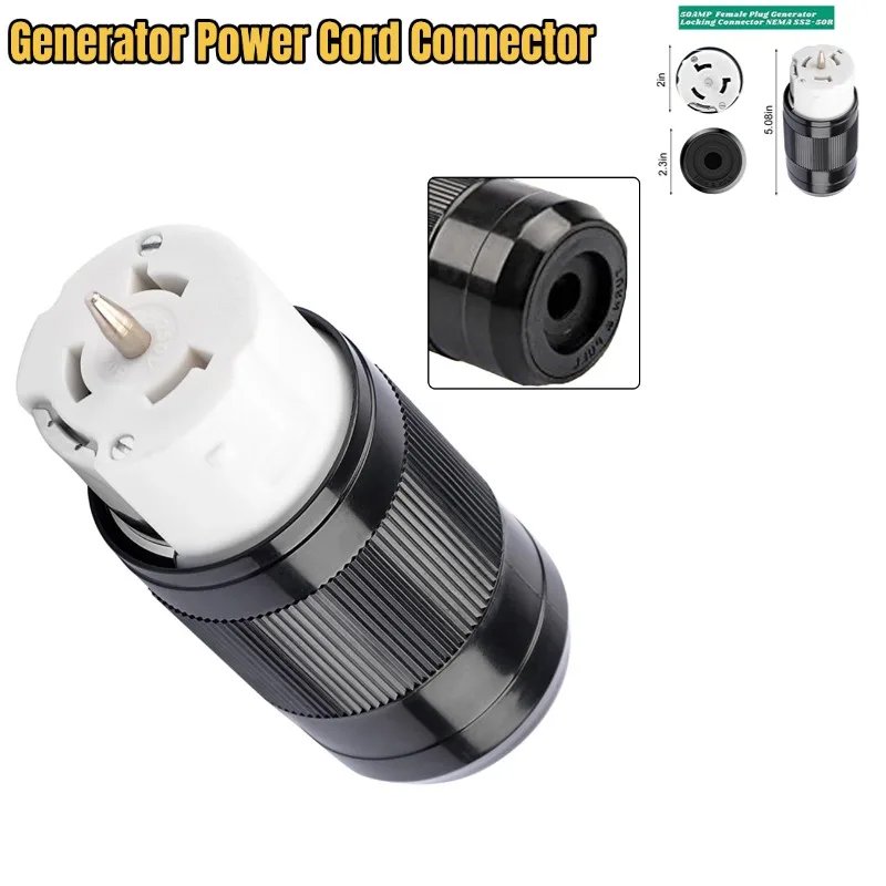 

Sleek Design Reliable CS6364C Power Cord Connector Suitable For All Your CFor Amping And Trailer Needs Up To 50 For Amps