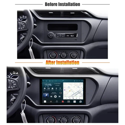Imagen 2 del producto Android 15 Carplay Auto Radio de coche para Chery Tiggo 3 2016 2017 2018 grabadora GPS reproductor de vídeo Multimedia navegación WiFi + 4G DSP