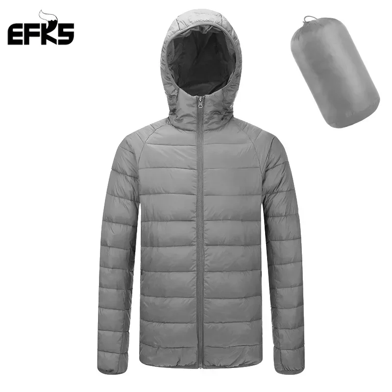 Comfortable and Warm Men\'s Lightweight Cotton Jackets Hooded Short Coat 2024 Fashion Style