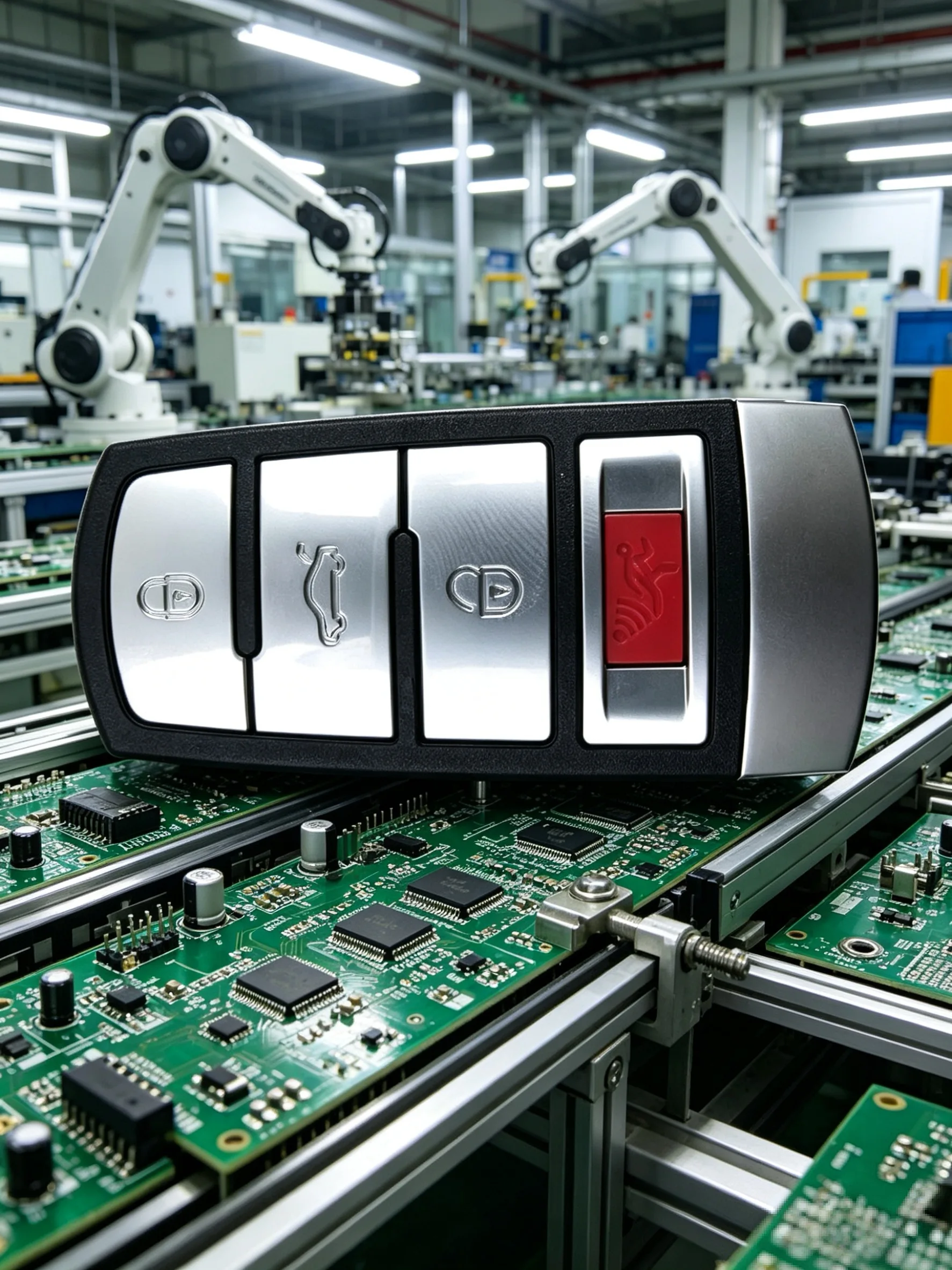 Jingxin FCCID: NBG009066T ID48 Chip 315MHz 4BT Halb-Smart-Auto-Fernbedienungsschlüssel/PCB/Gehäuse für Volkswagen Passat 2006-2013 CC 2009-2015 – Detail 7