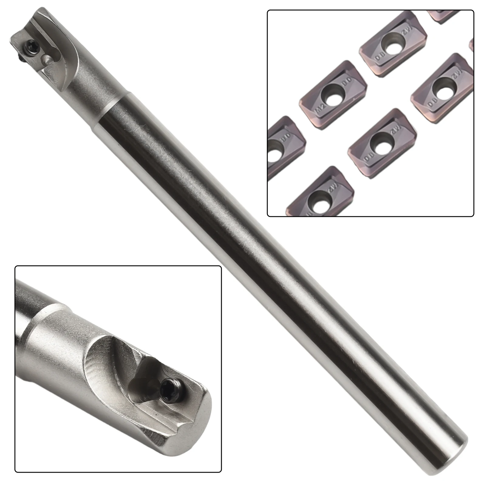 

APMT1135PDERDP Carbide Inserts BAP 300R Indexable Face End Mill Turning Tool Kit Woodworking Cutting Replacement