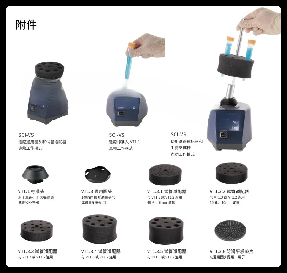 طقم خلاط قابل للتعديل SCI-VS MX-S خلاط دوامي
