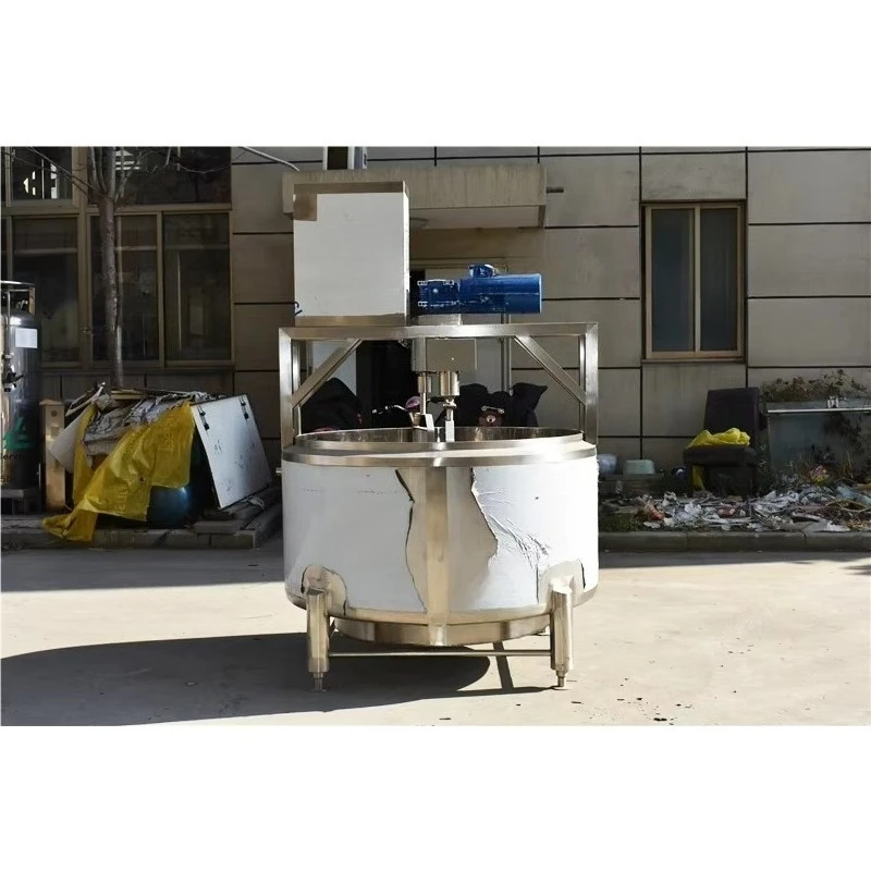 100 to 10000l Cheese Processing Machinery Round Cheese Vat Cheese Making Machinery