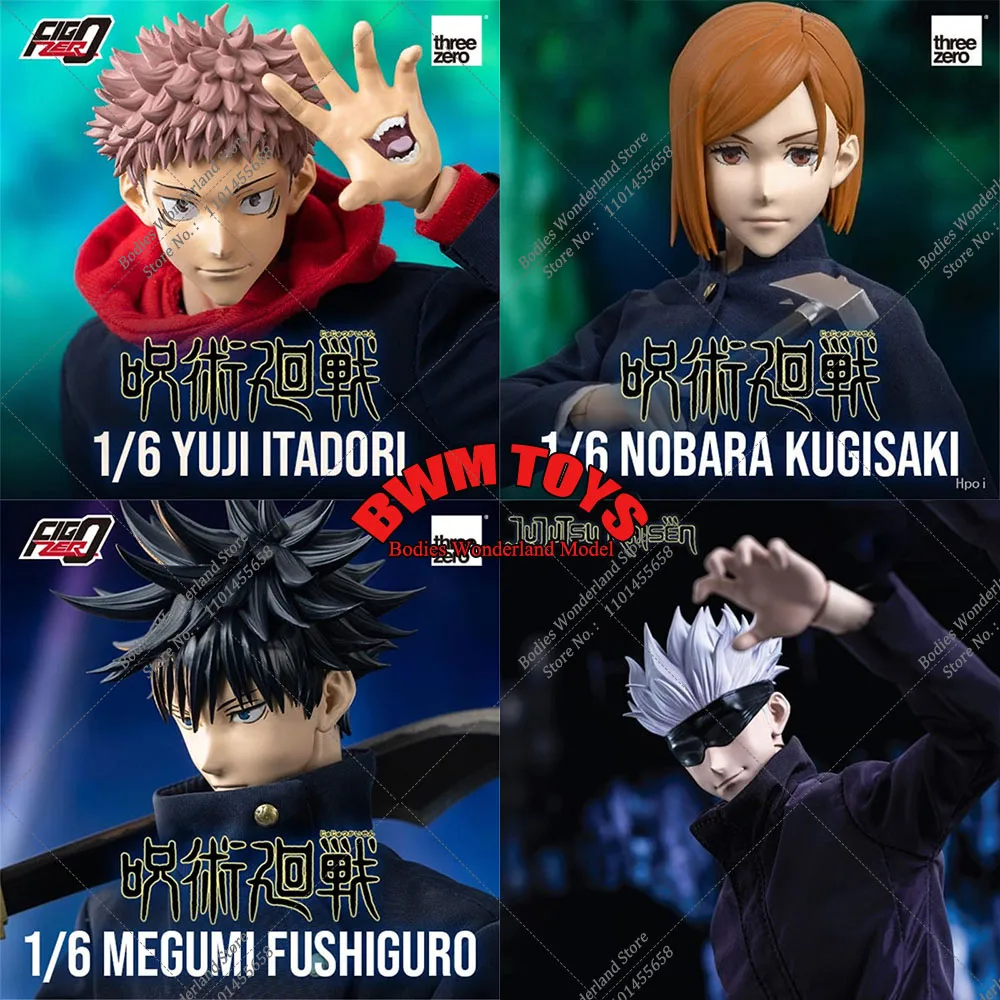 

Threezero 3Z03740M0 1/6 Scale Jujutsu Kaisen Fushiguro Megumi Kugisaki Nobara Satoru Gojo 12Inch Action Figure Model Toys