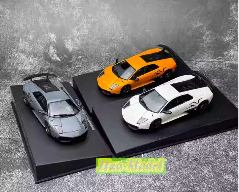 AutoArt 1:43 For Lamborghini LP670-4SV Alloy Diecast Car Model Toys Boys Birthday Gifts Hobby Display Collection Ornaments Gray