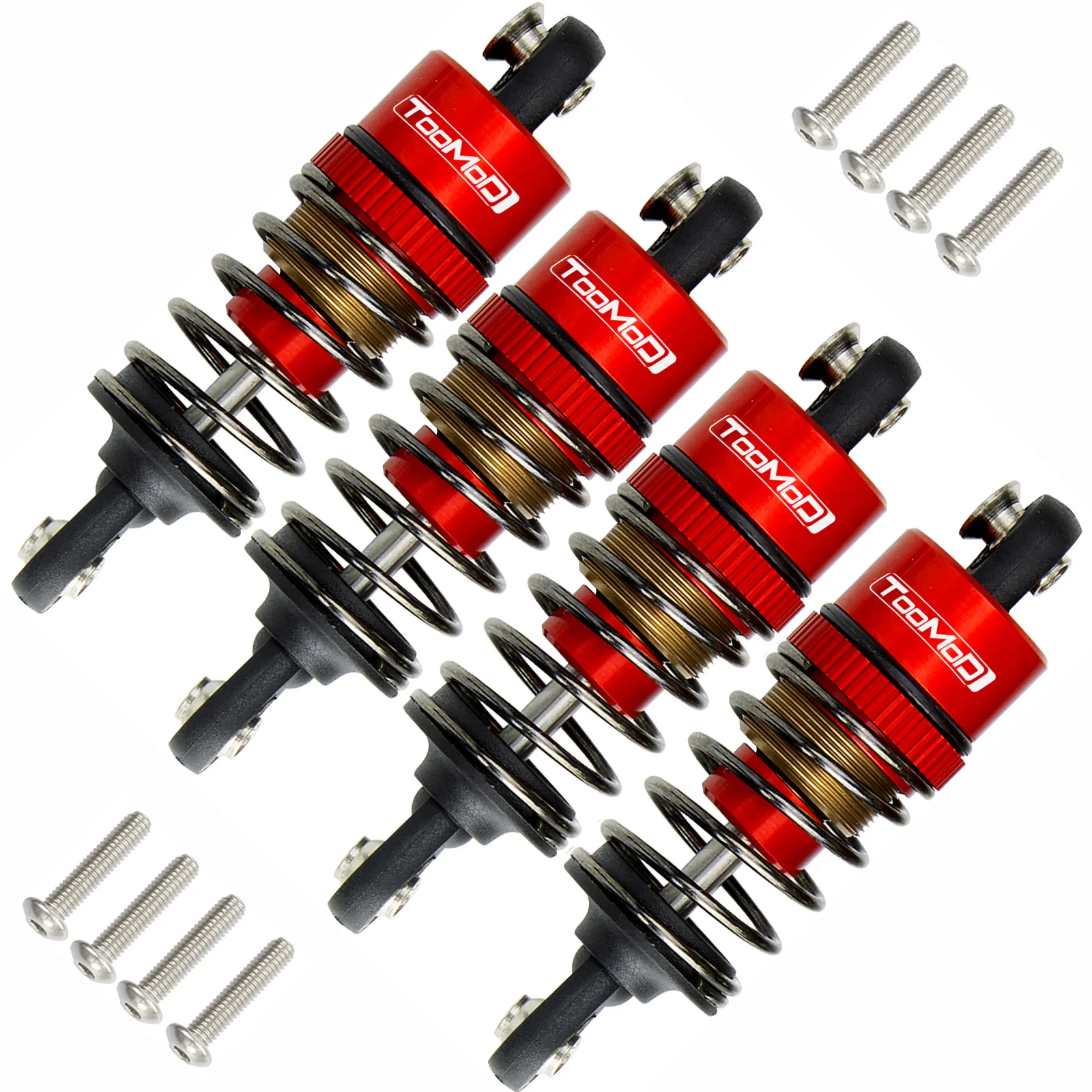 1/10 RC Oliegevulde Schokdemperkit voor ARMMR HSP LosiTamiya TT02 TT01 WR-02 M05 M06 TA05 On Road Auto Drift Auto Upgrade Onderdelen