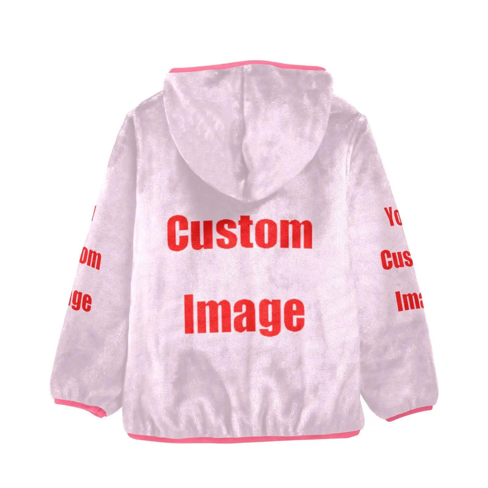 3-10Y Kids Outerwear Winter Clothes Customizing images Teen Boys Girls Cotton-Padded Parka Coats Big Children Warm Cotton Jacket