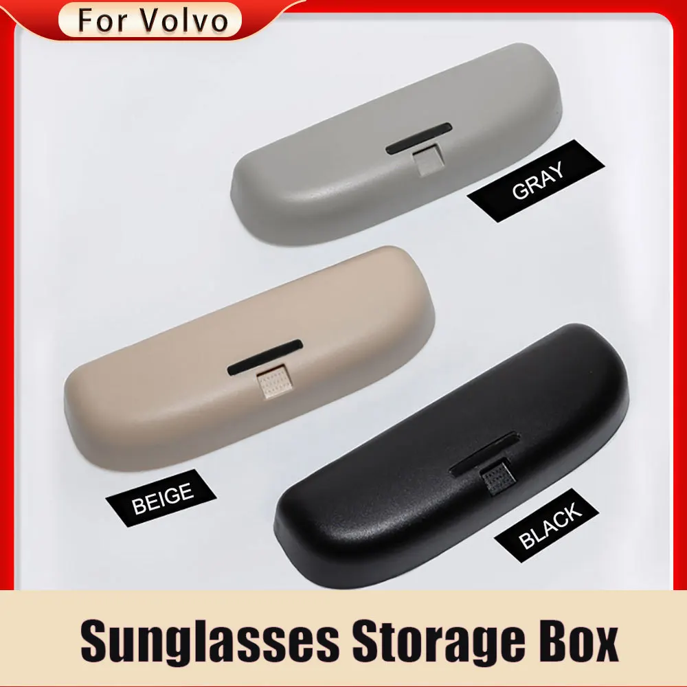 

Car Glasses Case Sunglass Sun Glasses Holder Case for Volvo XC40 XC60 S60 Storage Box Auto Eyeglasses Accessories