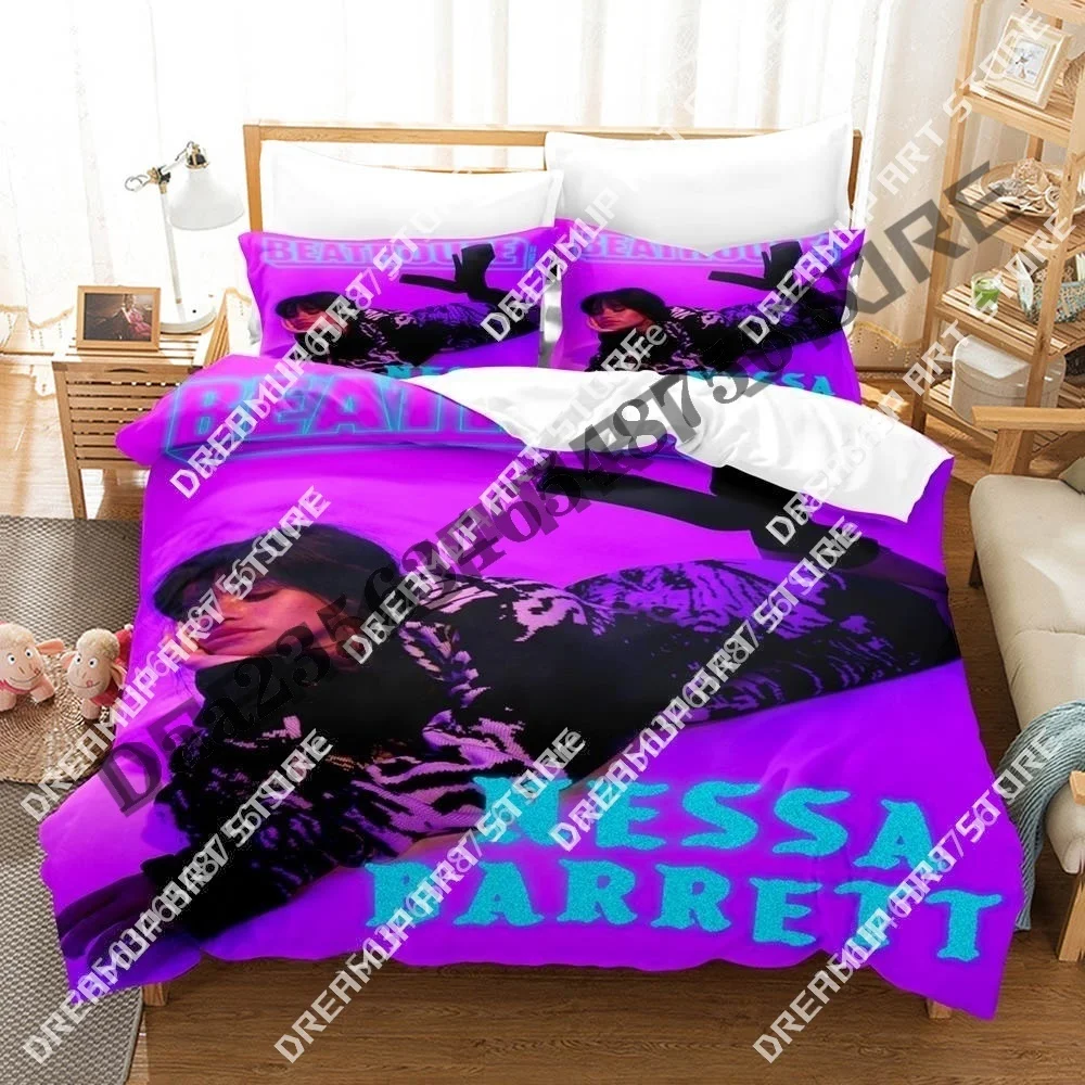 3D Print Nessa Barrett I Wanna Die Bedding Set Single Twin Full Queen King Size Bed Set Aldult Kid Bedroom 3D Print Anime Bed