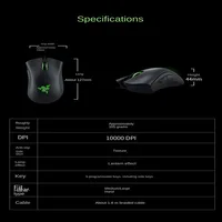 Razer Purgatory Viper Standard Edition 6400DPI Wired Gaming Mouse Brand Merchandise Birthday Gift Graduation Wholesale 3