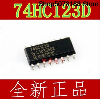 10pieces OptoCoupler  74HC123 74HC123D  SOP-16 Original integrated circuit