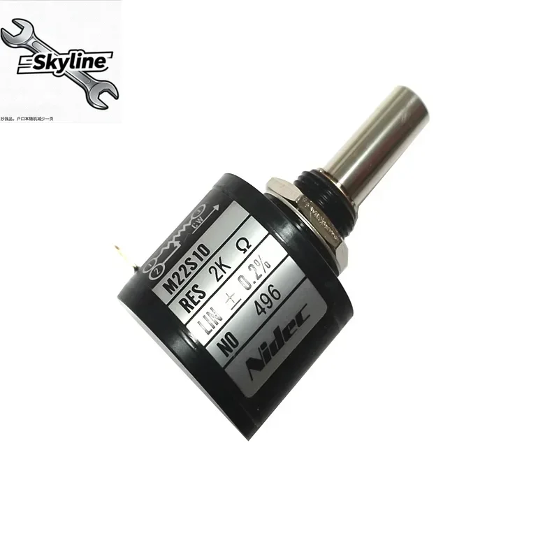 Original NIDEC COPAL M22S10 Precision Ten-coil Wire Wound Potentiometer M22S10