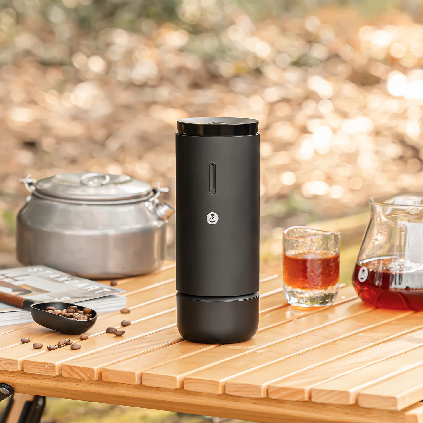 TIMEMORE Whirly 01S Portable Electric Coffee Grinder 42mm S2C Burr Swivel Hopper 0.025mm Adjustment For Espresso Pour Over Home