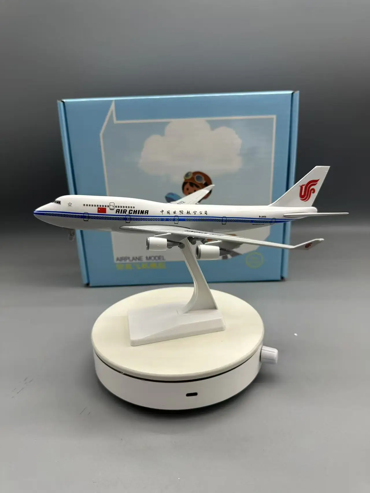 

B747 China International Airlines 25cm Scale Aircraft Collectible Miniatures Airplane Toy Diecast Model Airways Metal Gifts