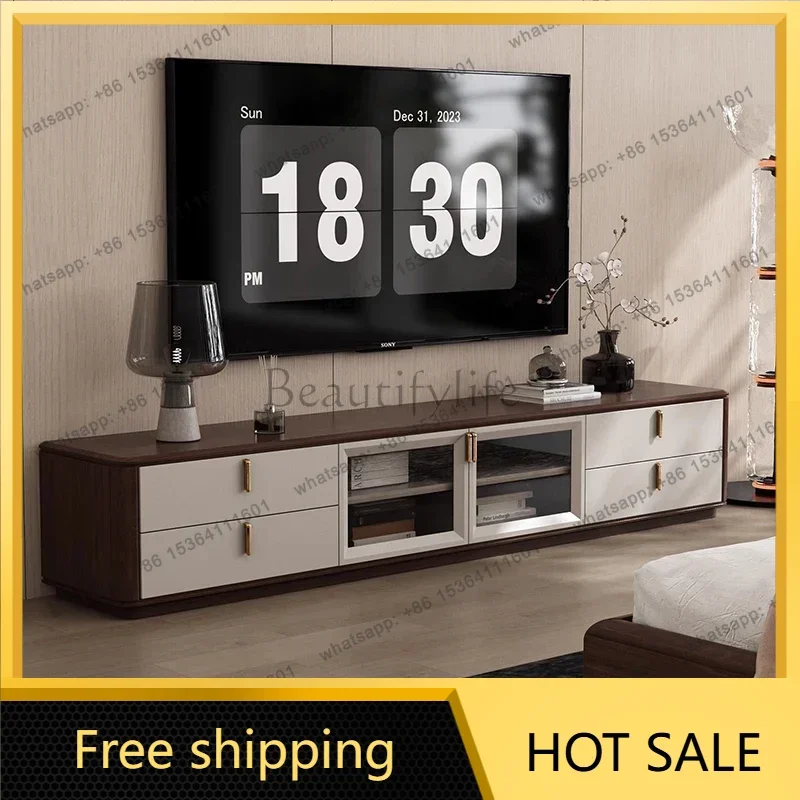 LSNordic Living Room TV Stands Entertainment Center Modern Cabinet TV Stands Supports Wooden Home Furniture Televisie Kast FYTS