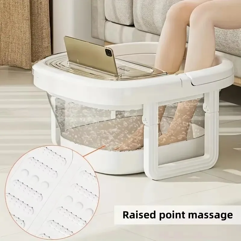 Foldable Foot Bath Bucket Massage Foot Wash Basin Home Laundry Tub Bucket Children\'s Foot Bath Basin Portable Foot Soak Foot Tub