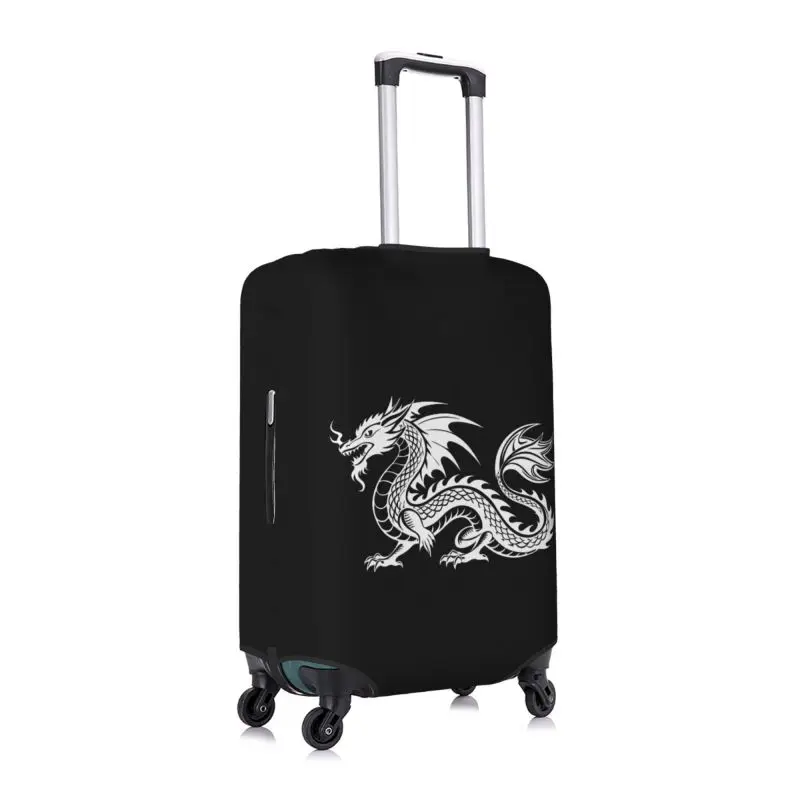tattoo of dragon pattern Fashion Travel Suitcase Protective Cover Luggage Protective Cover Suitable for 18-32 Inch Suitcases DIY