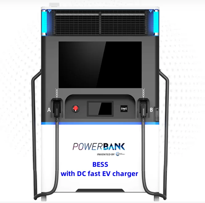 Battery Energy Storage System BESS with booster boost DC fast ev charger 193KWh/96KWH Lithium Battery Solar Power System ESS