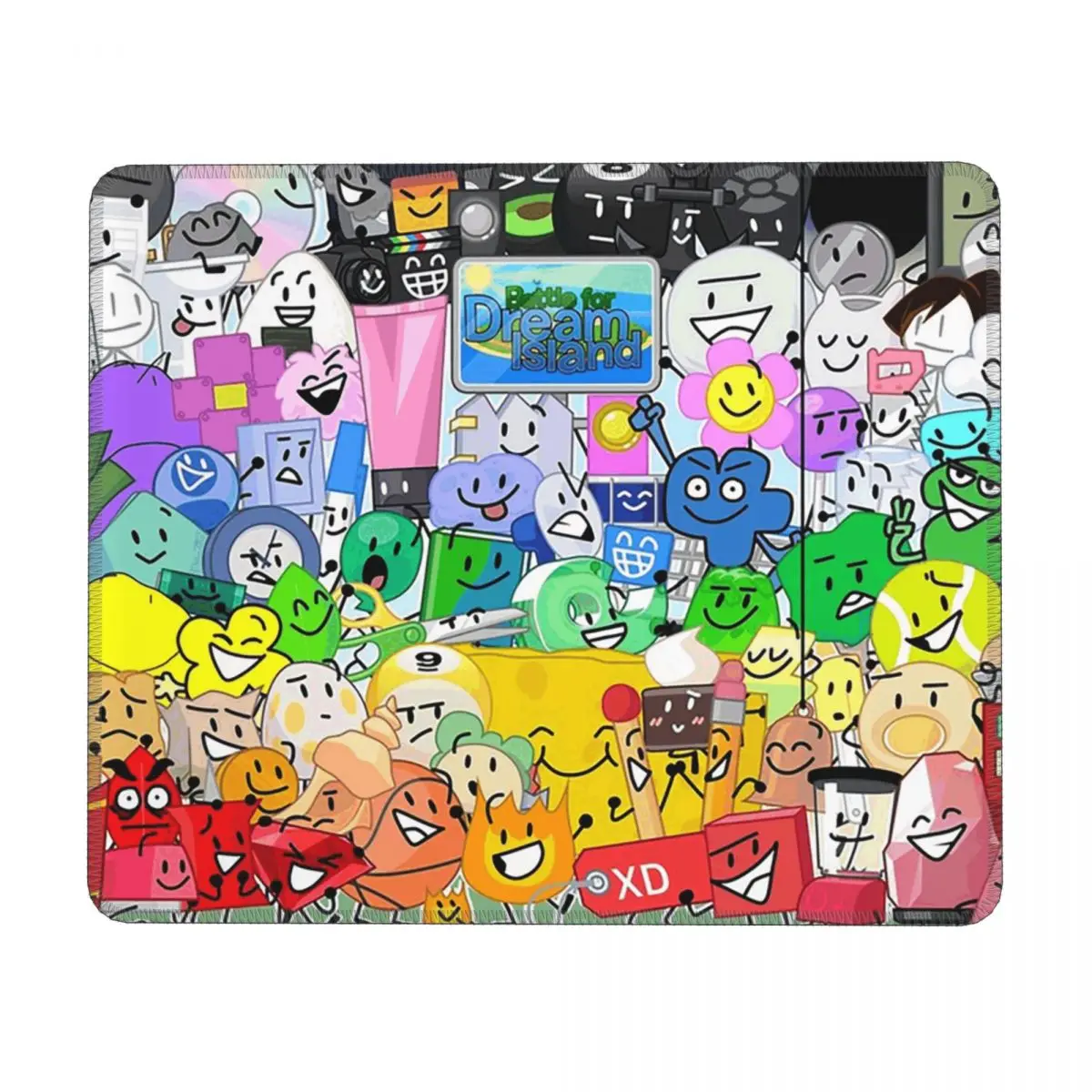 BFDI Group Picture Multi-size Mouse Pad Computer Keyboard Mouse Mat Gamer PC Laptop Desk Mat Office Accessories Table Mats