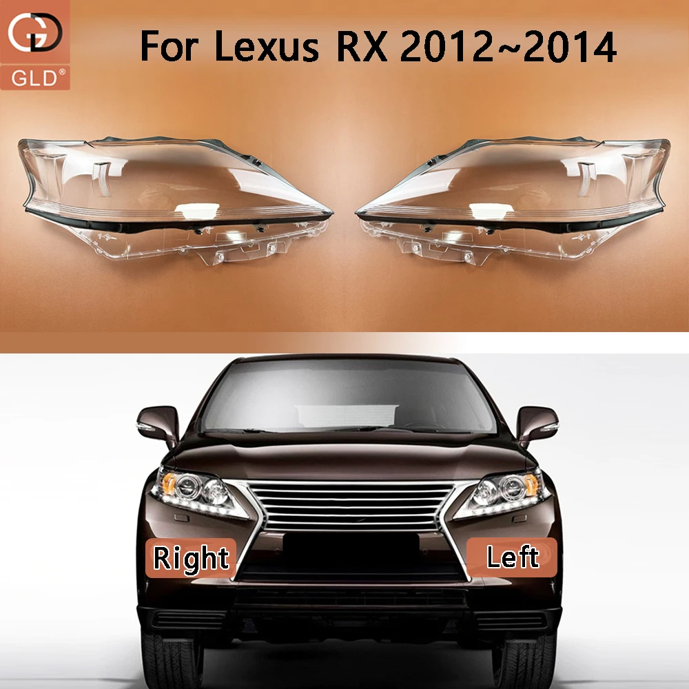 For Lexus RX270 RX350 RX450 2012 2013 2014 Headlamp Cover Transparent Headlight Shell Plexiglass Replace The Original Lampshade