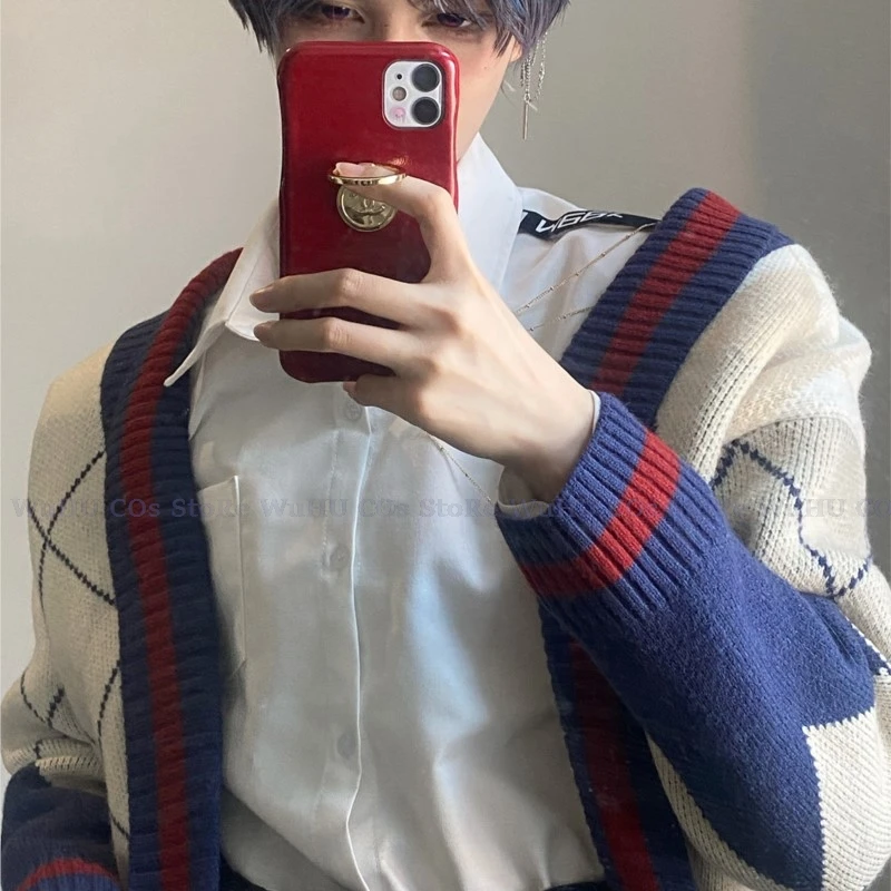 Liefde En Deepspace Xavier Rafayel Cosplay Rafayel Pruik Lenese Vrouwen Halloween Cosplay Pak Qiyu Rafayel Trui Cosplay