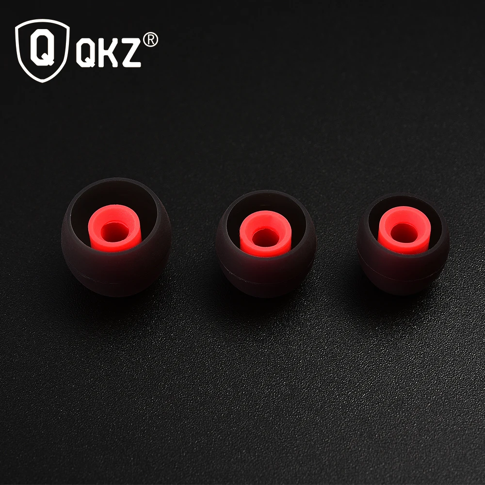 QKZ Headset Ear Cap Noise Isolating Comfortble Memory Foam Ear Tips Earbuds For Original In Earphone Headphones