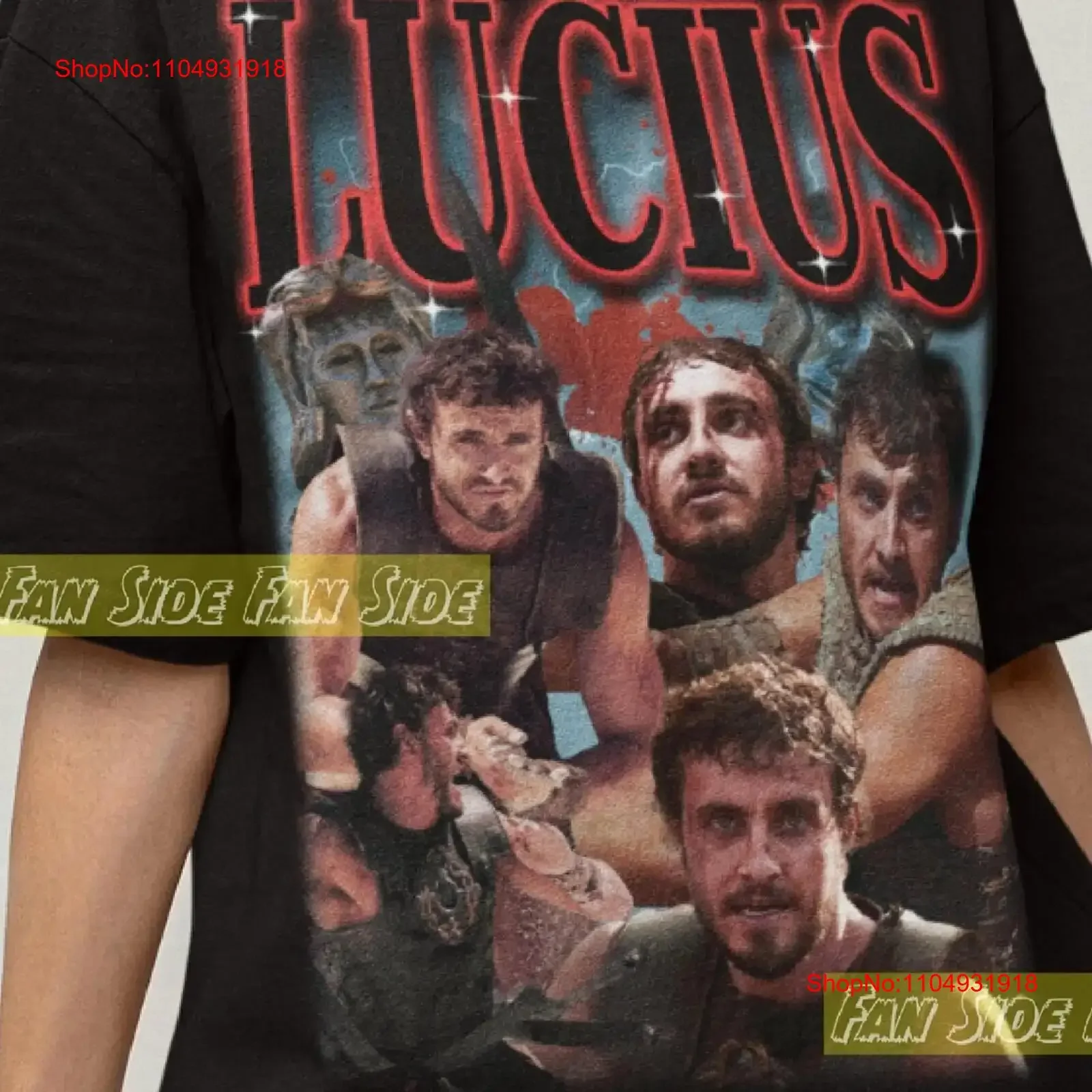 

Lucius T Shirt sweaT hoodie merch gift gladiator vintage Washed Comfortable Soft Breathable Unisex designer clothes Casual
