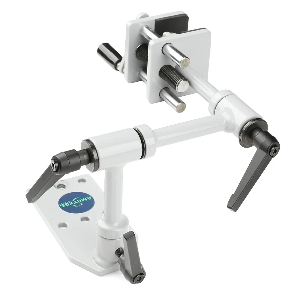 Universal Bow Adjustment Stand 360 Degree Rotatable Metal Fixed Bracket Vise Equipment for Recurve Compound Bow Archery Tuning Work