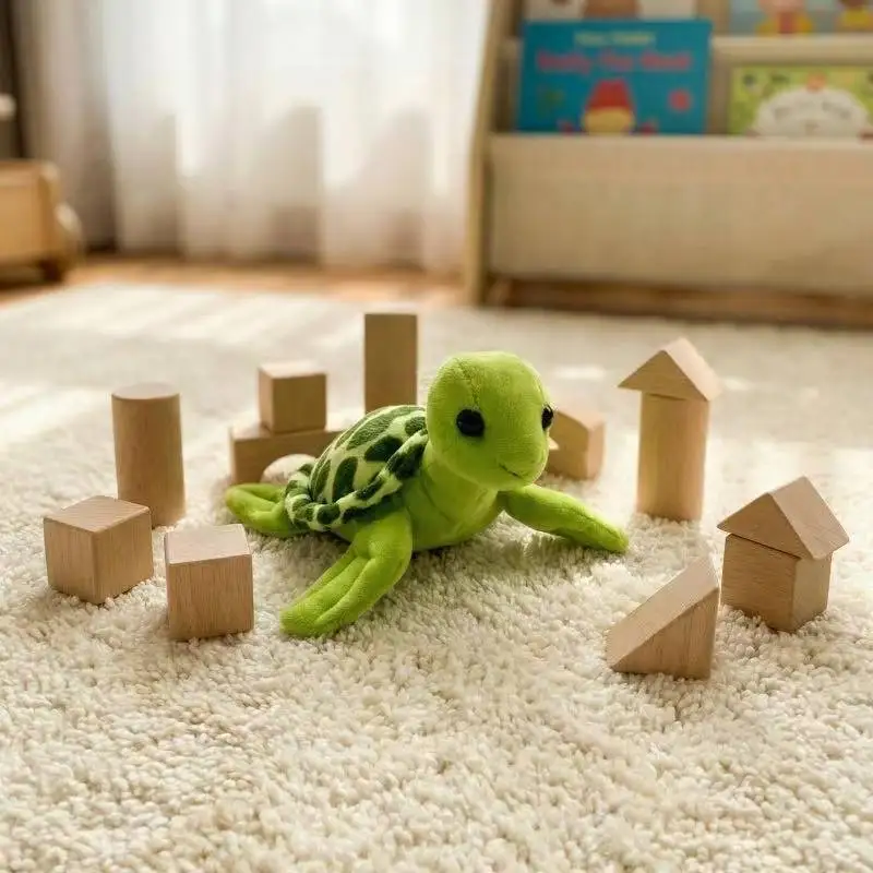 Neueste Eltern-Kind-Schildkröten-Puppe Kawaii Plüschtier Figur Cartoon Anime Niedliches Kinder-Geburtstags- und Feiertagsgeschenk – Detail 3