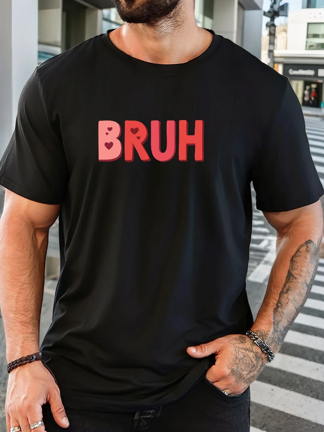 

Поп-мужская футболка из 100% хлопка, летняя повседневная мягкая креативная футболка с буквенным принтом и круглым вырезом, дышащие футболки с короткими рукавами, новинка 2025 года