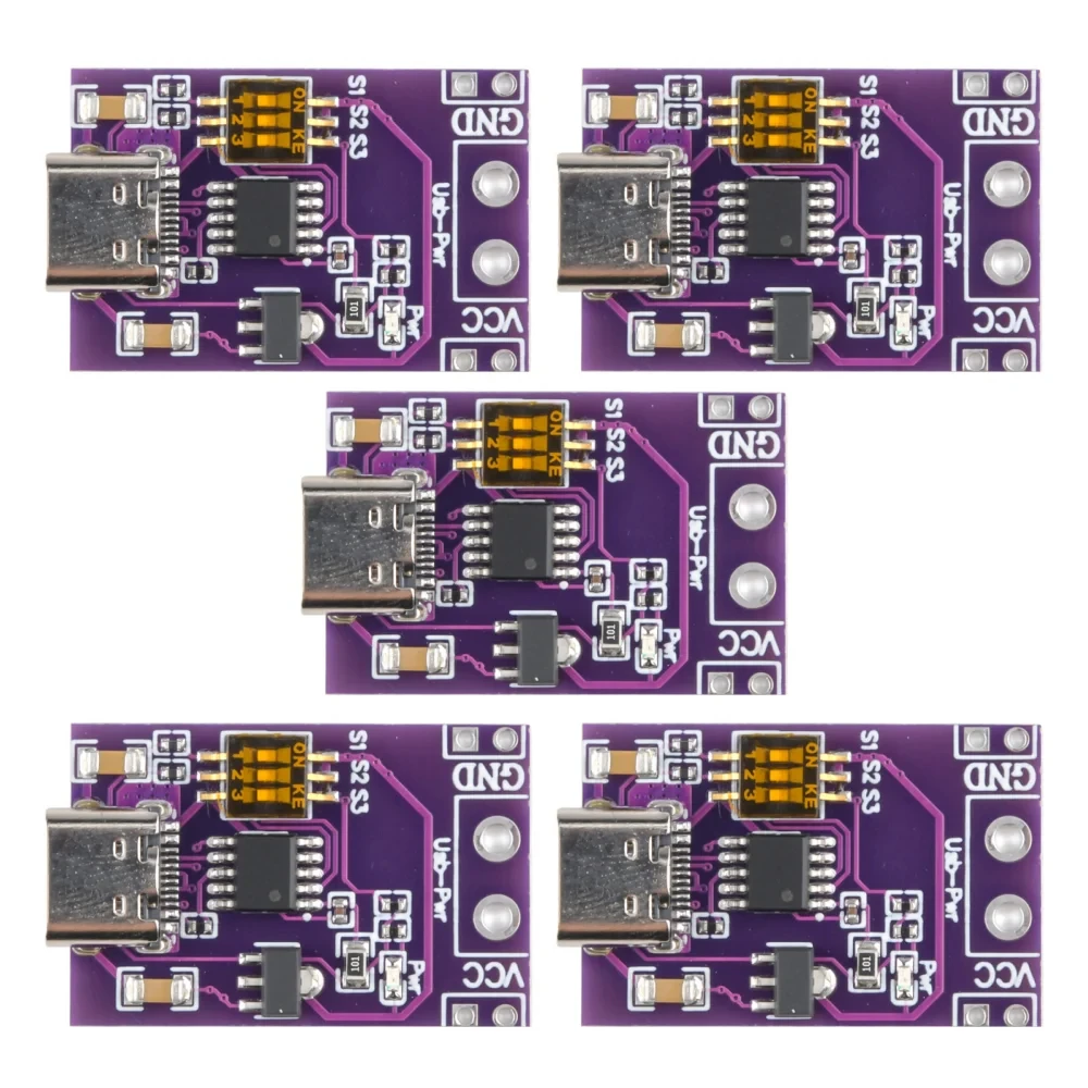 Typ C QC AFC PD2.0 PD3.0 do DC Spoof Scam Fast Charge Trigger Polling Detector USB-PD Notebook Power Supply Change Board Module