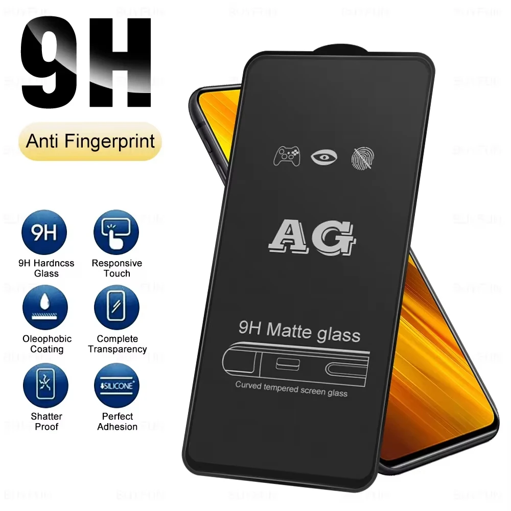 1-4Pcs Matte Gaming Tempered Glass For Samsung A57 A56 A36 A34 A54 S23FE S24+ S25+ A16 A17 A37 A31 A05 A06 A07 A53 Easy install