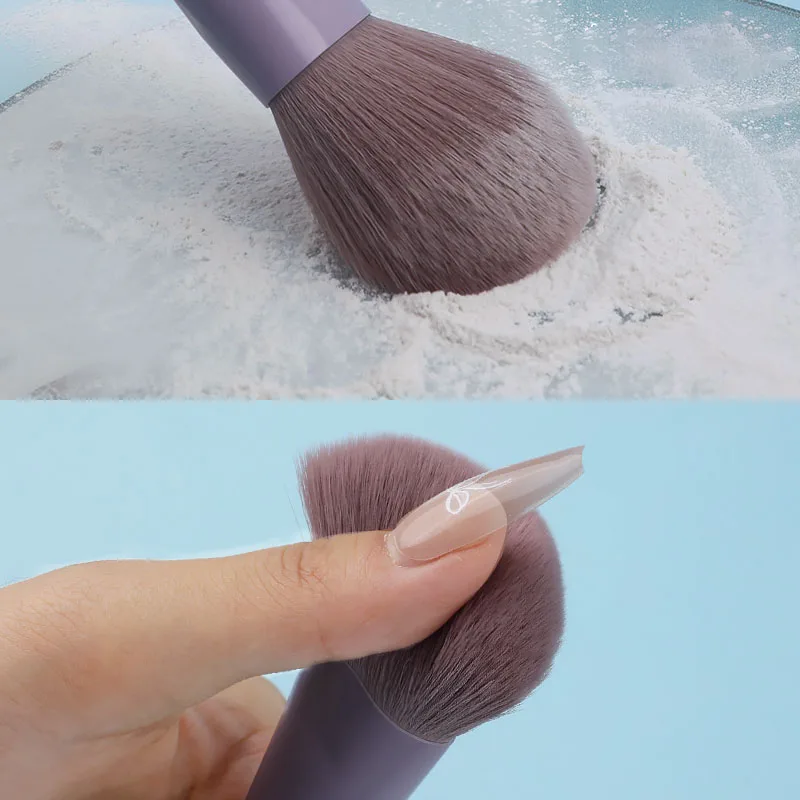 ชุดแปรงแต่งหน้า 10 ชิ้น ขนแปรงนุ่ม สำหรับลงแป้งฝุ่น บลัชออน เหมาะสำหรับผู้หญิง ชุดแปรงแต่งหน้าครบชุดสำหรับมือใหม่ แปรงแต่งหน้าระดับมืออาชีพ อุปกรณ์เสริมความงาม