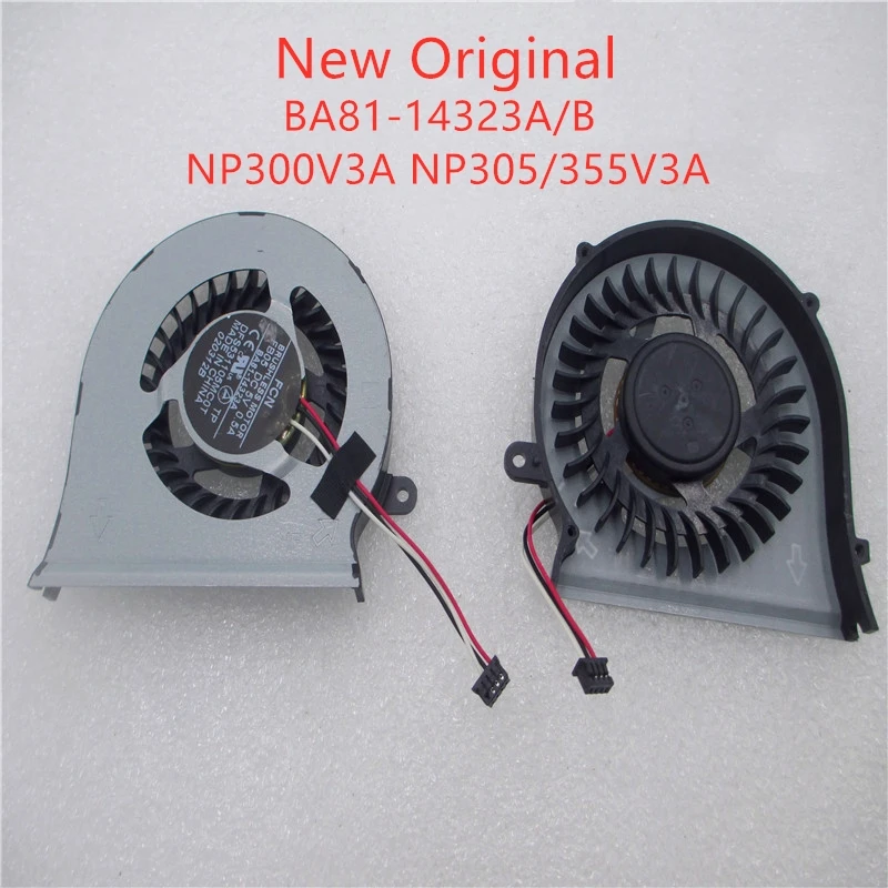 جديد الأصلي محمول وحدة المعالجة المركزية مروحة التبريد لسامسونج NP300V3A NP305V3A NP355V3A محمول وحدة المعالجة المركزية مروحة تبريد BA81-14323A/B KSB06105H