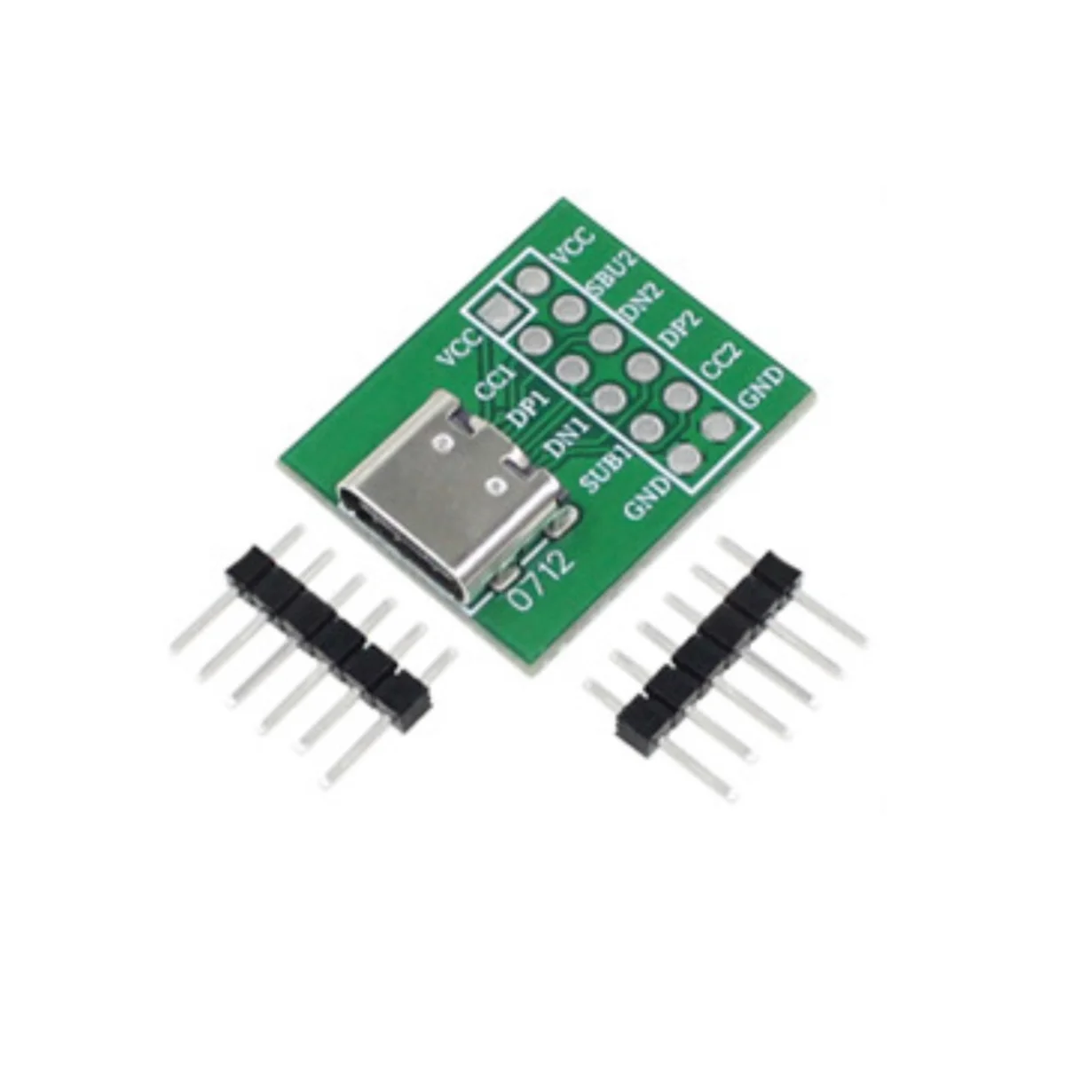 Tipo C Transferência USB Pin Test Board, Adaptador Feminino, Módulo Conversor