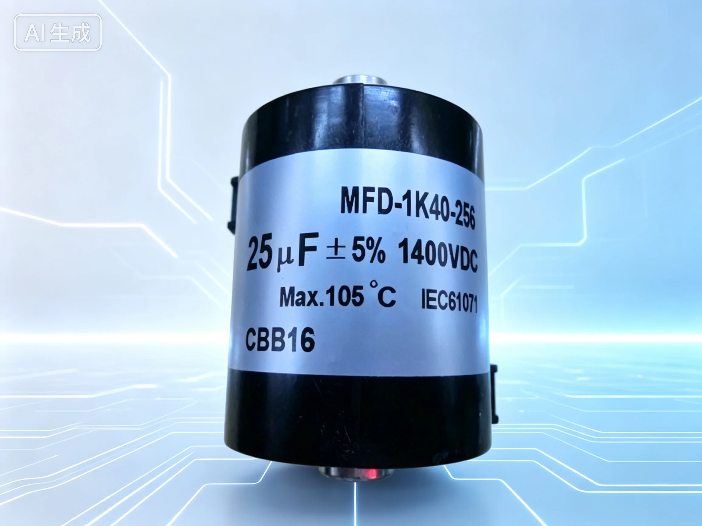 cbb16-1400vdc-25uf用コンデンサ