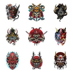 Creative Samurai Red Monster Car Stickers Personalized Scratch-Proof Vinyl Decal Refrigerator VAN Cartoon Car Assessoires