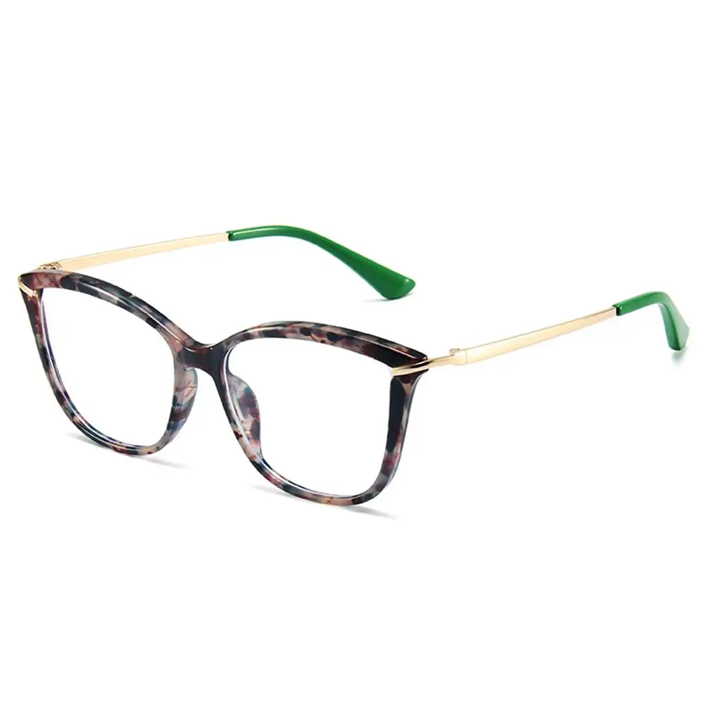 Mode tr90 Anti-Blaulicht blockierende Katzenauge Brille Rahmen Frauen Männer Luxus Designer quadratischen optischen Computer Lesebrille