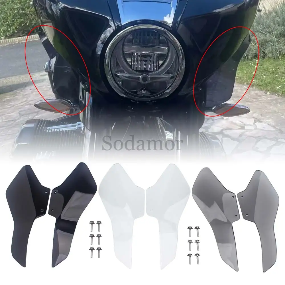 Motorcycle Side Windshield For BMW R18 B R18B Bagger R18 Transcontinental 2021-2024 Windproof And Coldproof Motorcycle Accessory